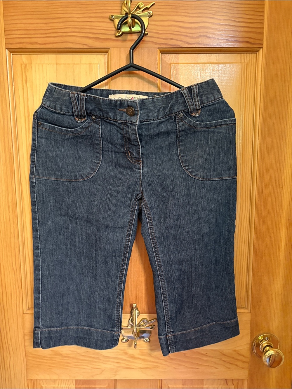 Women’s Dark Blue Denim Shorts - Classic Midrise Fit